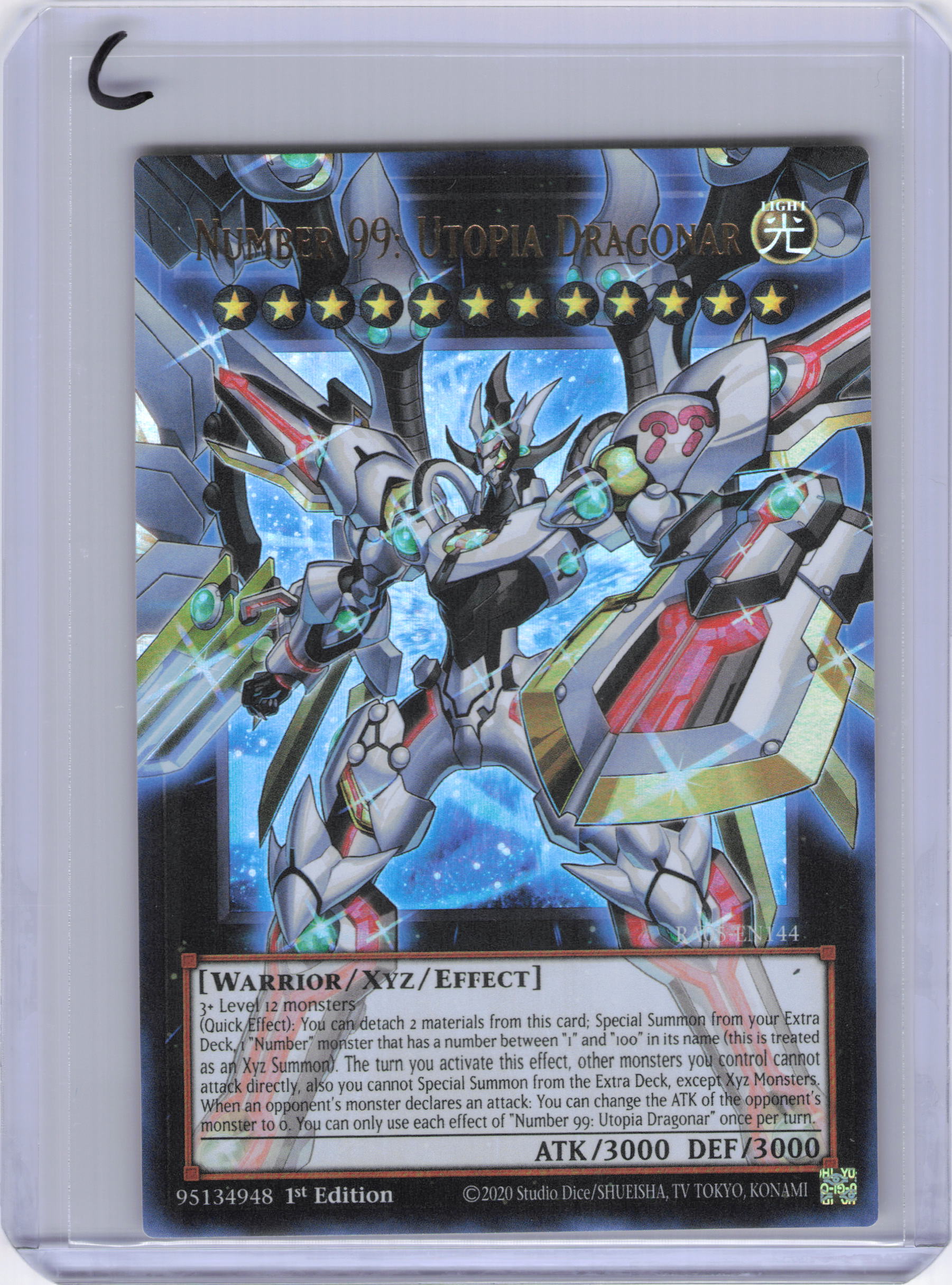 Number 99: Utopia Dragonar - Rarity Collection 5 (RA05)