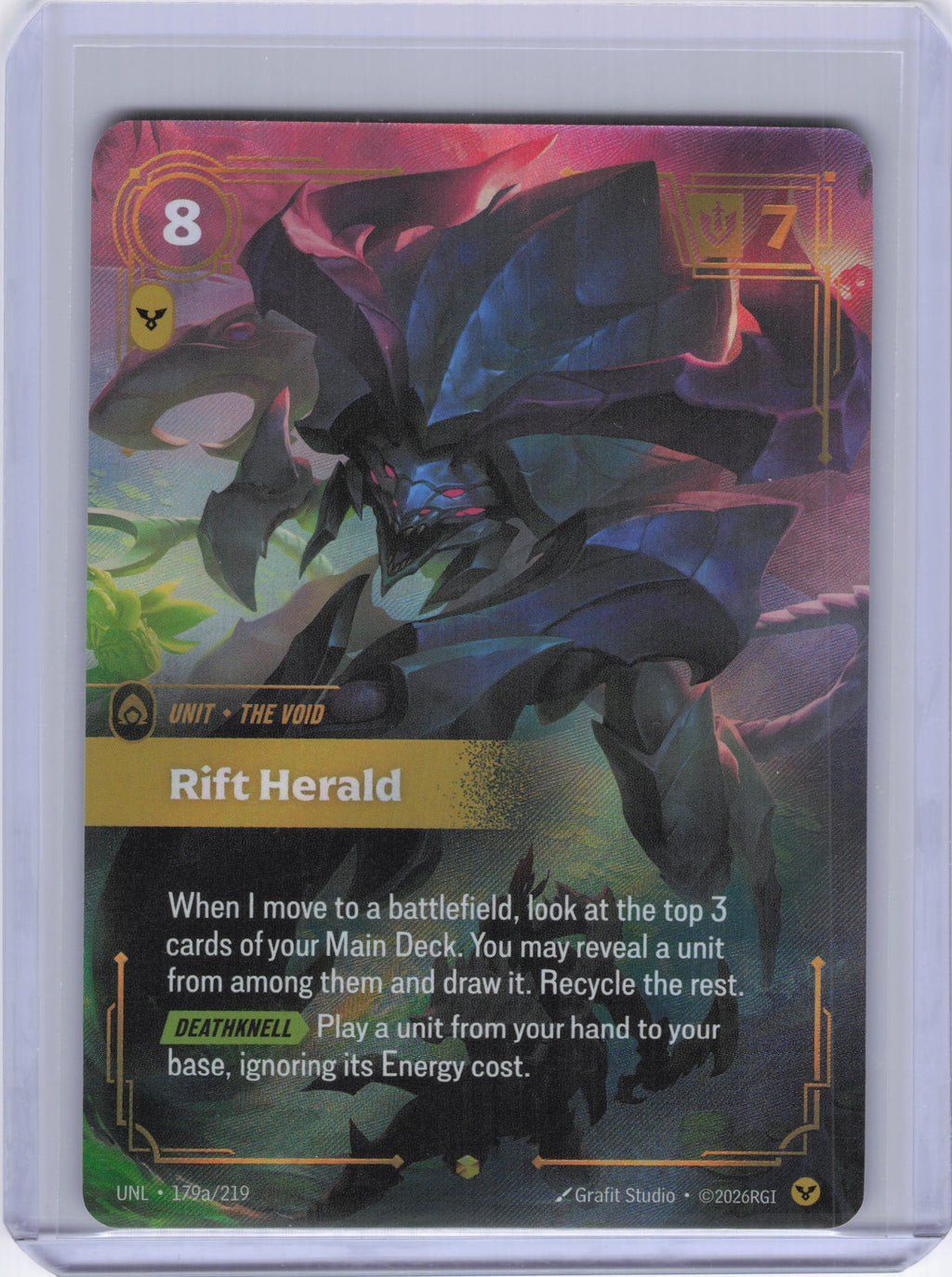 Rift Herald (Alternate Art) - Unleashed (UNL)