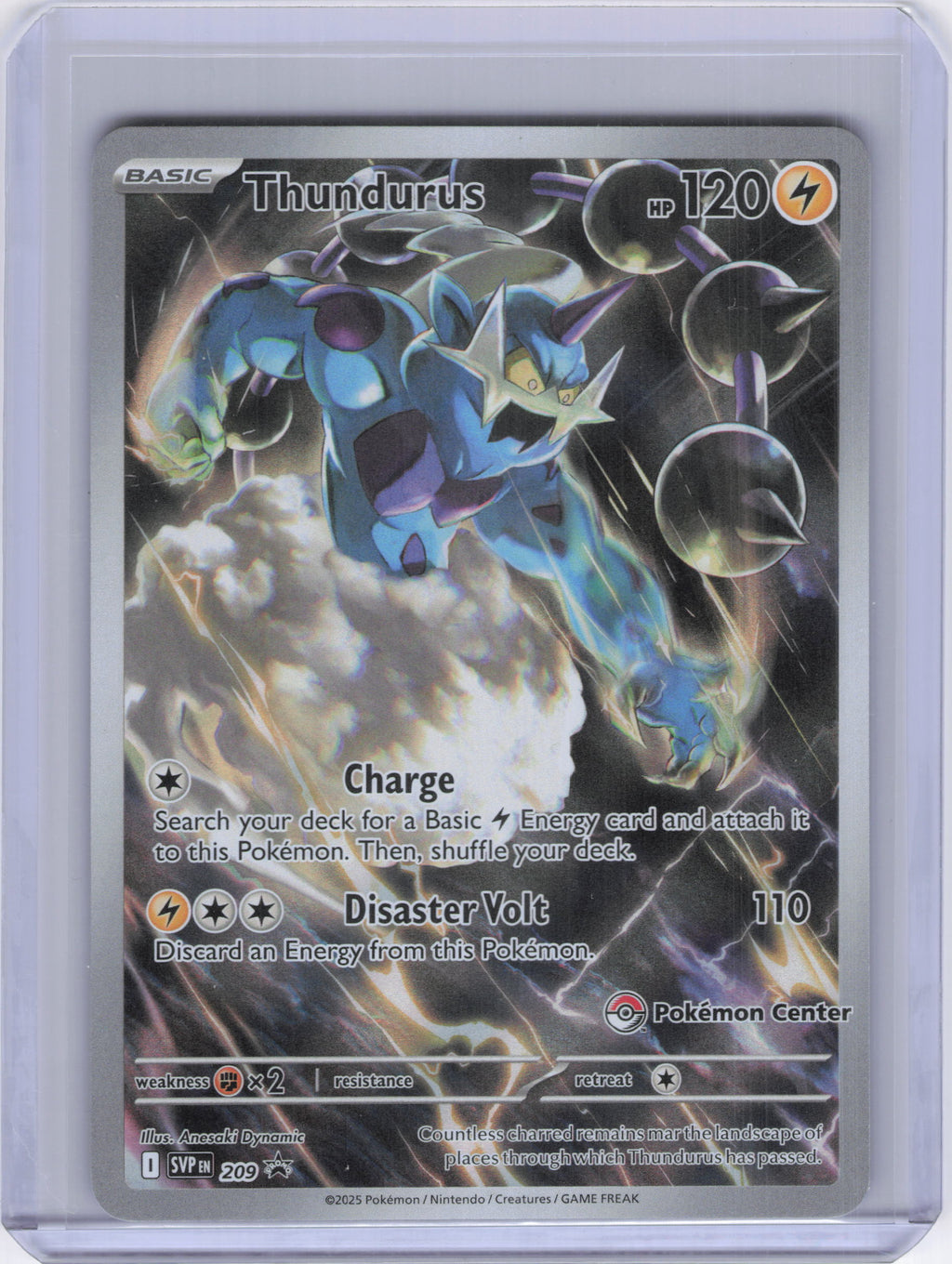 Thundurus - 209 (Pokemon Center Exclusive) - SV: Scarlet & Violet Promo Cards (SVP)