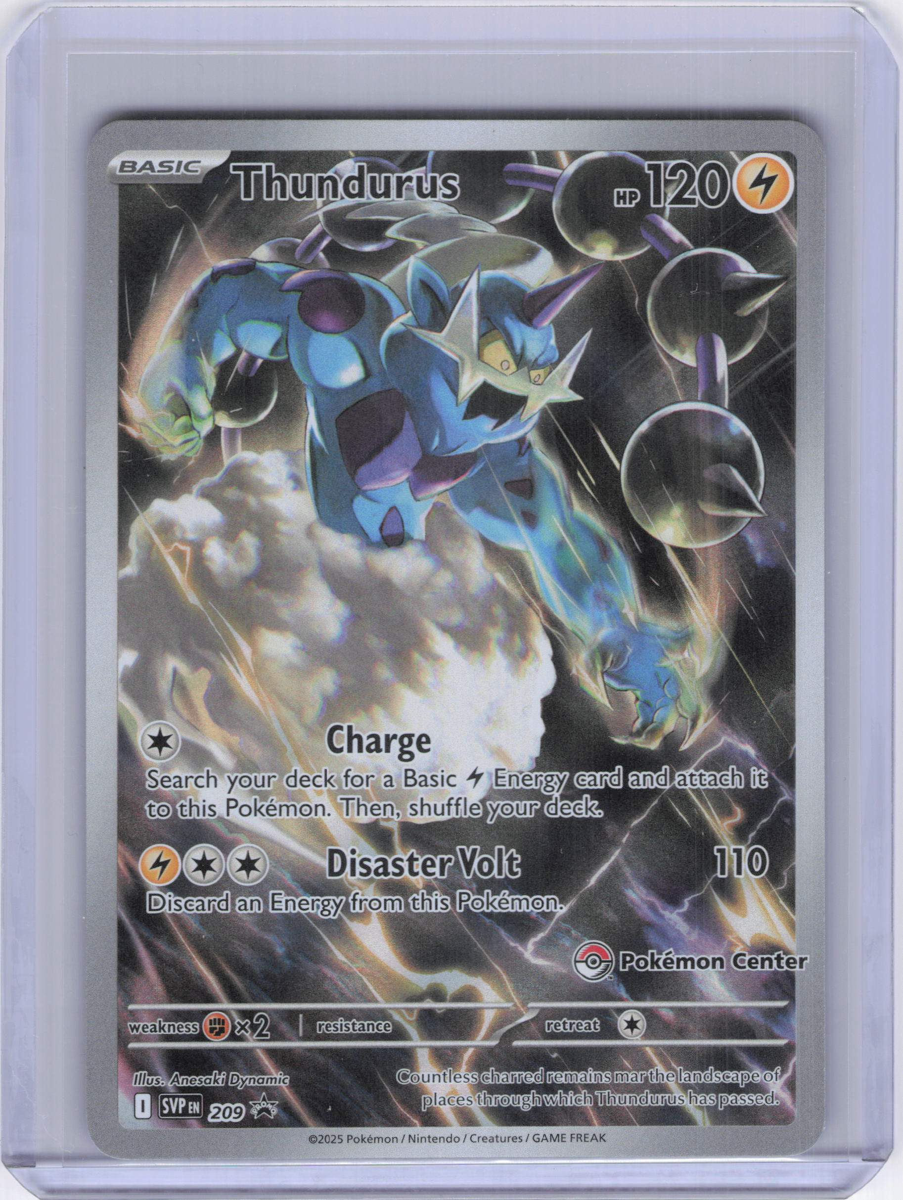 Thundurus - 209 (Pokemon Center Exclusive) - SV: Scarlet & Violet Promo Cards (SVP)