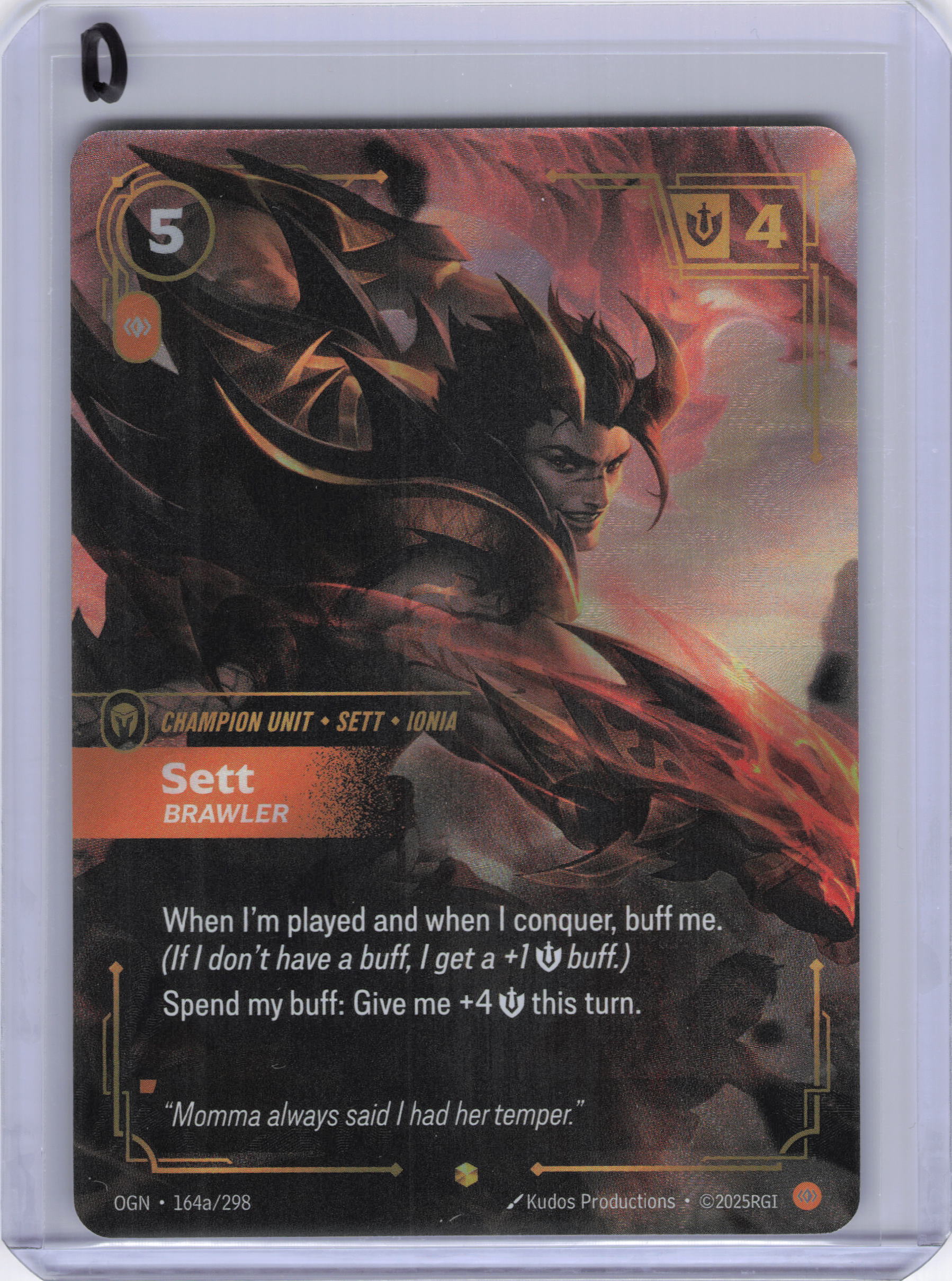 Sett - Brawler (Alternate Art) - Origins (OGN)