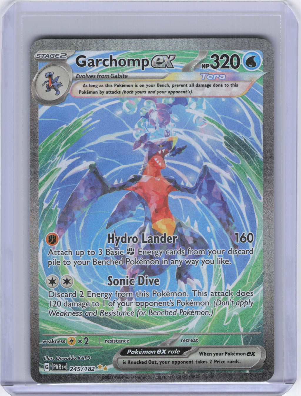 Garchomp ex - 245/182 - SV04: Paradox Rift (PAR)