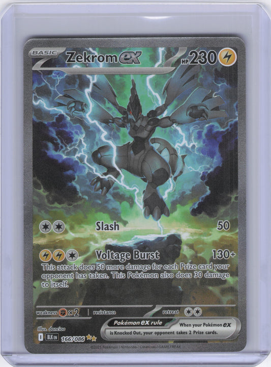 Zekrom ex - 166/086 - SV: Black Bolt (BLK)