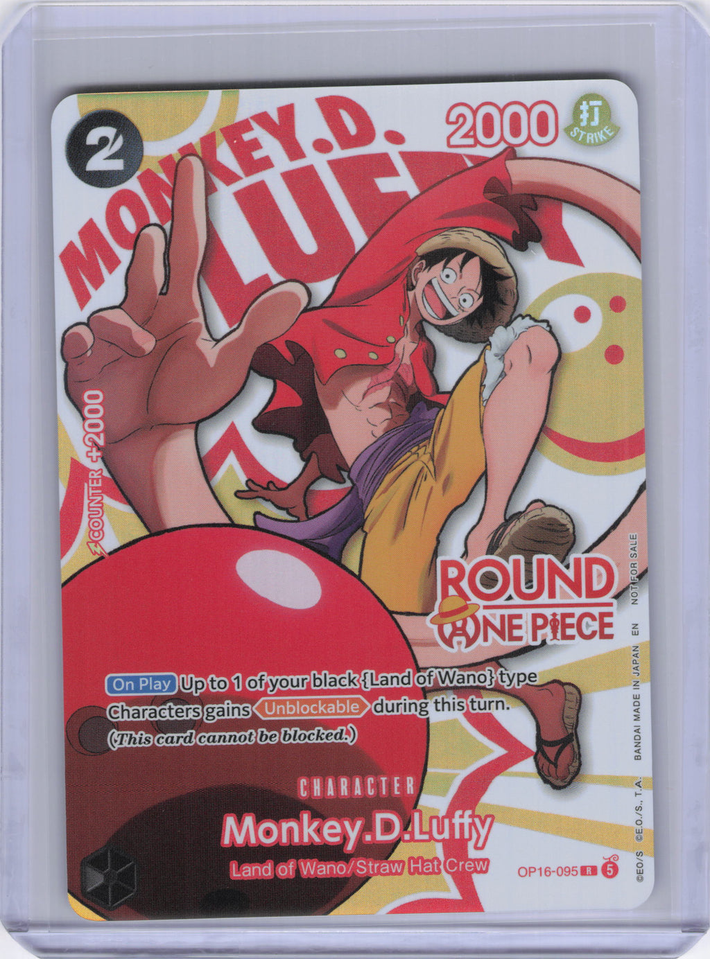 Monkey.D.Luffy (Round 1 Promo)