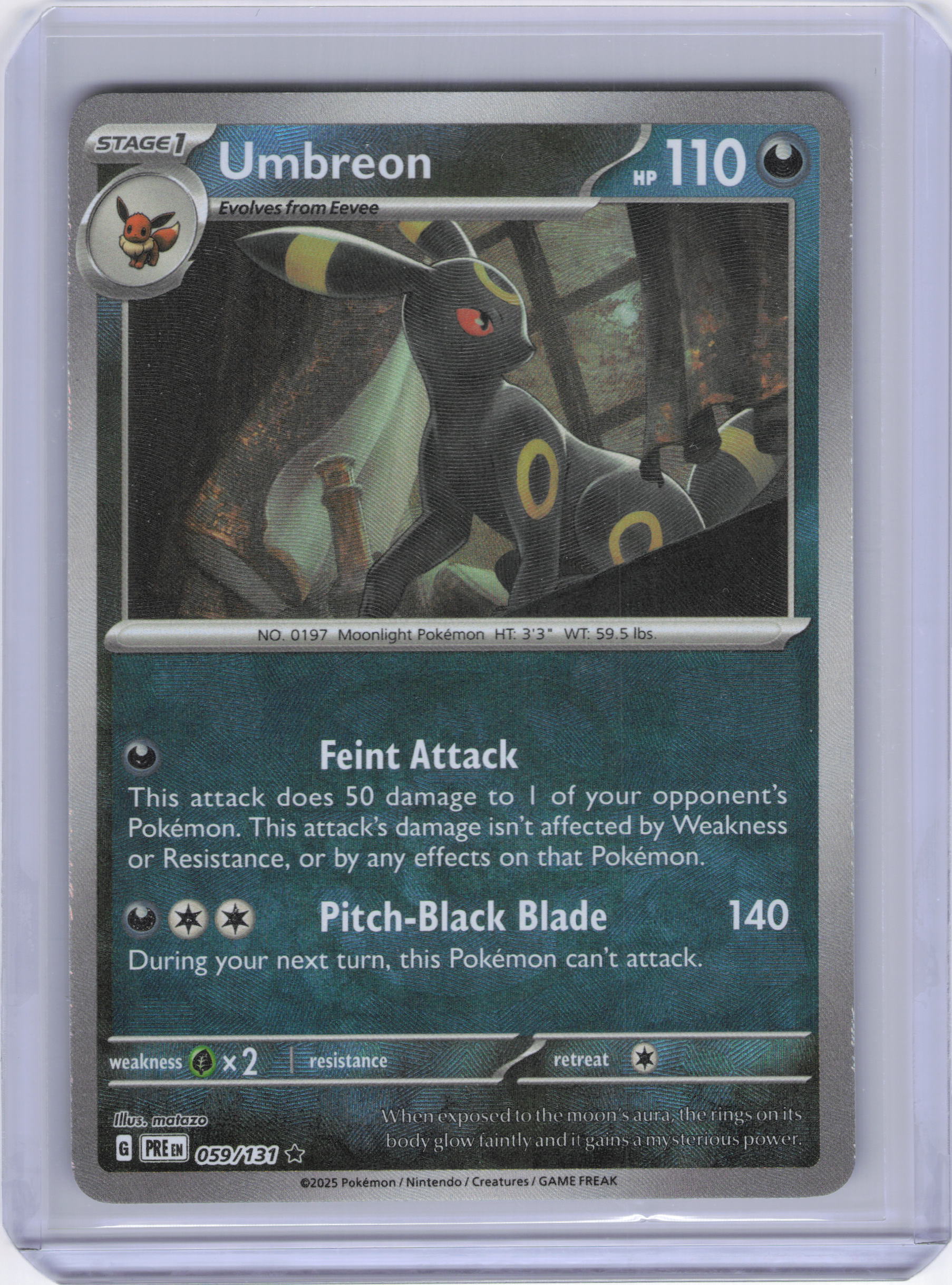 Umbreon (Master Ball Pattern) - SV: Prismatic Evolutions (PRE)