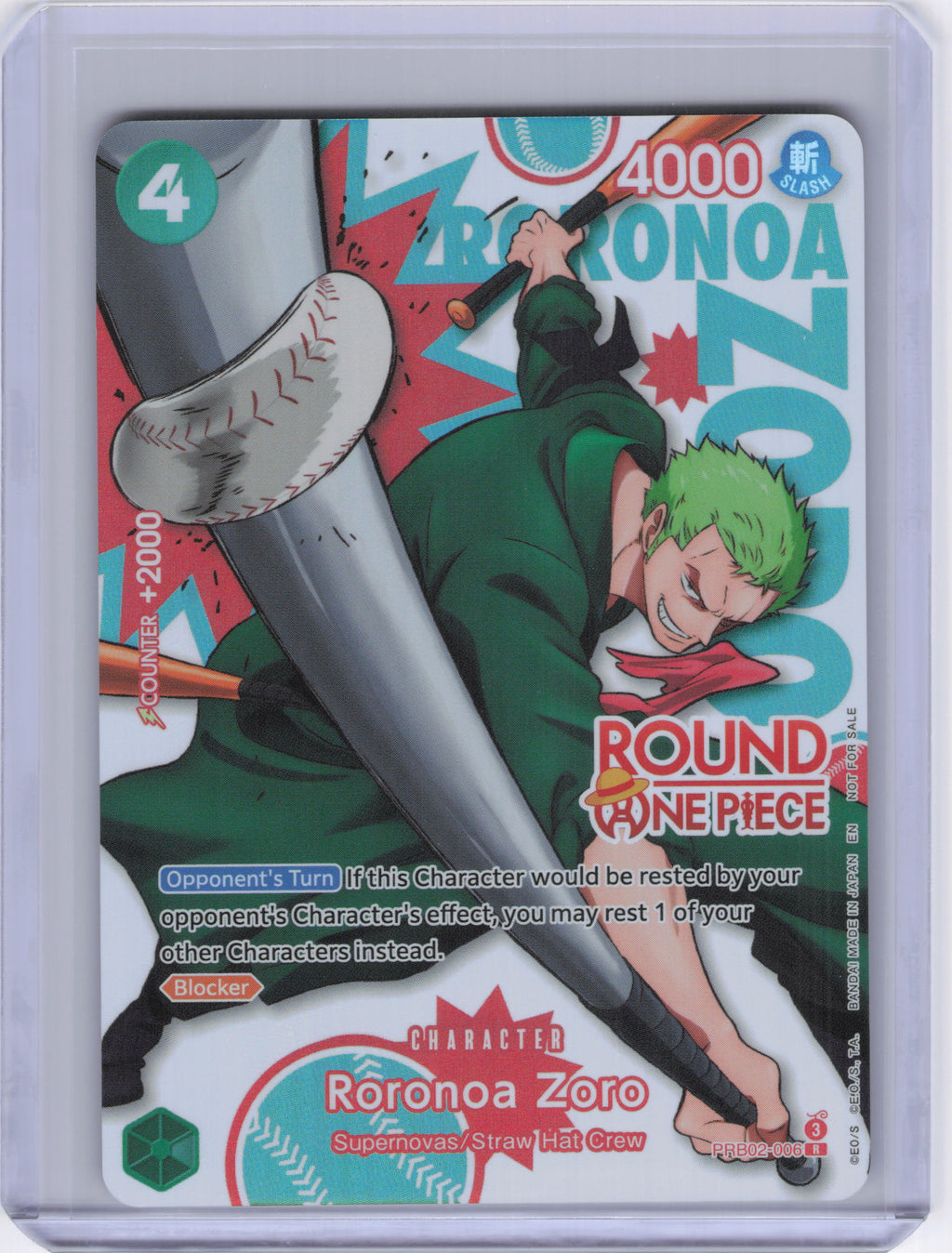 Roronoa Zoro (Round 1 Promo)