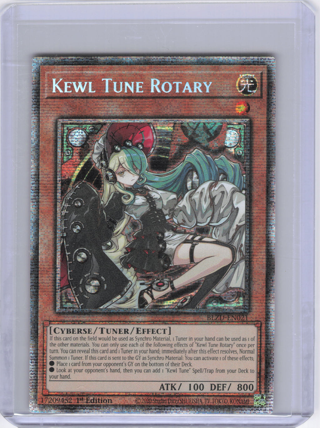 Kewl Tune Rotary (Starlight Rare) - Blazing Dominion (BLZD) [1st Edition]