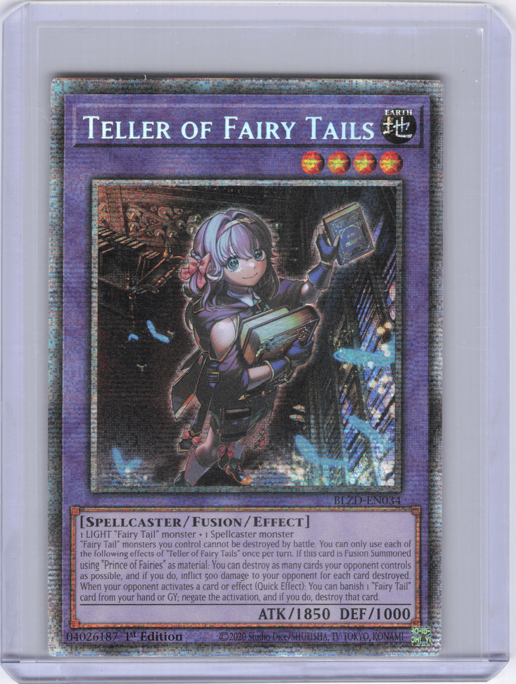 Teller of Fairy Tails (Starlight Rare) - Blazing Dominion (BLZD) [1st Edition]