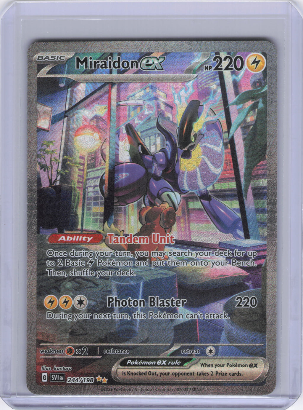 Miraidon ex - 244/198 - SV01: Scarlet & Violet Base Set (SVI)