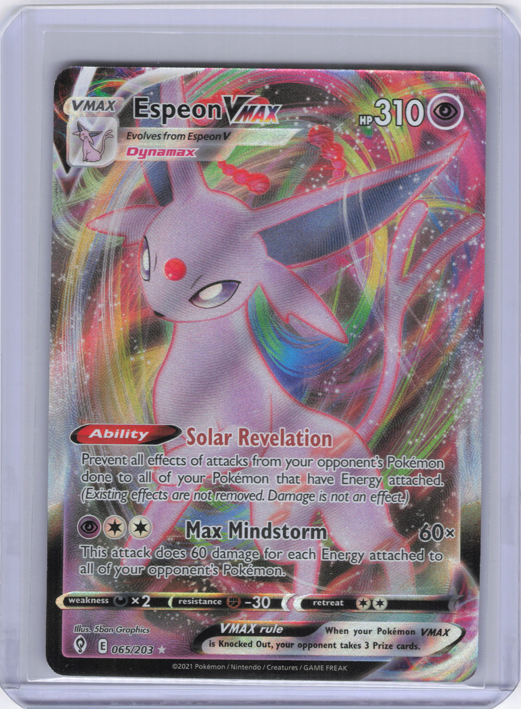 Espeon VMAX - SWSH07: Evolving Skies (SWSH07)