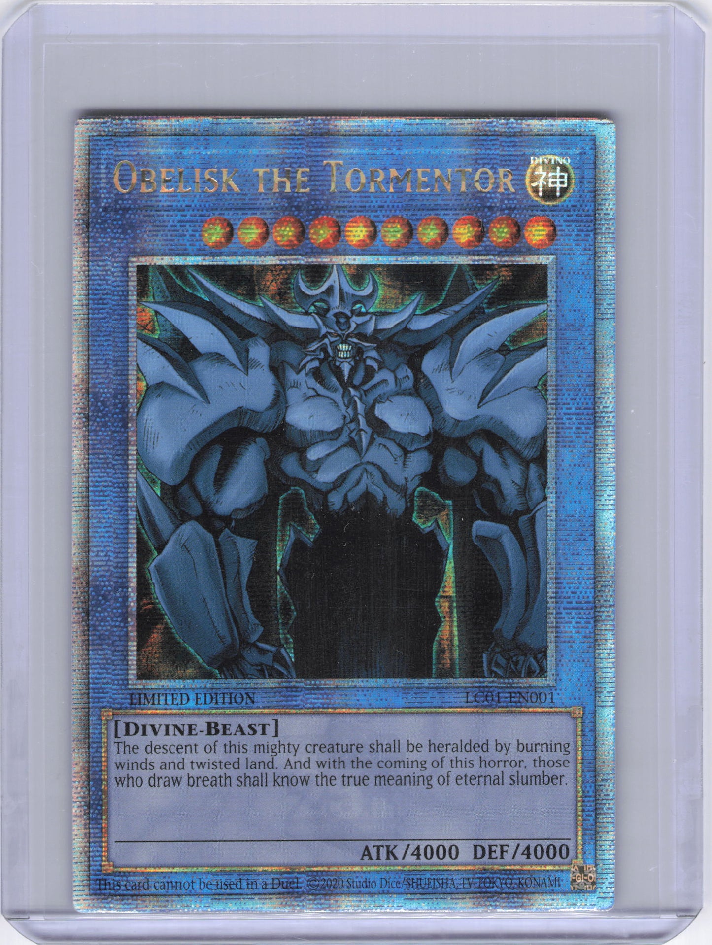 Obelisk the Tormentor (Quarter Century Secret Rare) - Legendary Collection: 25th Anniversary Edition (LC01)