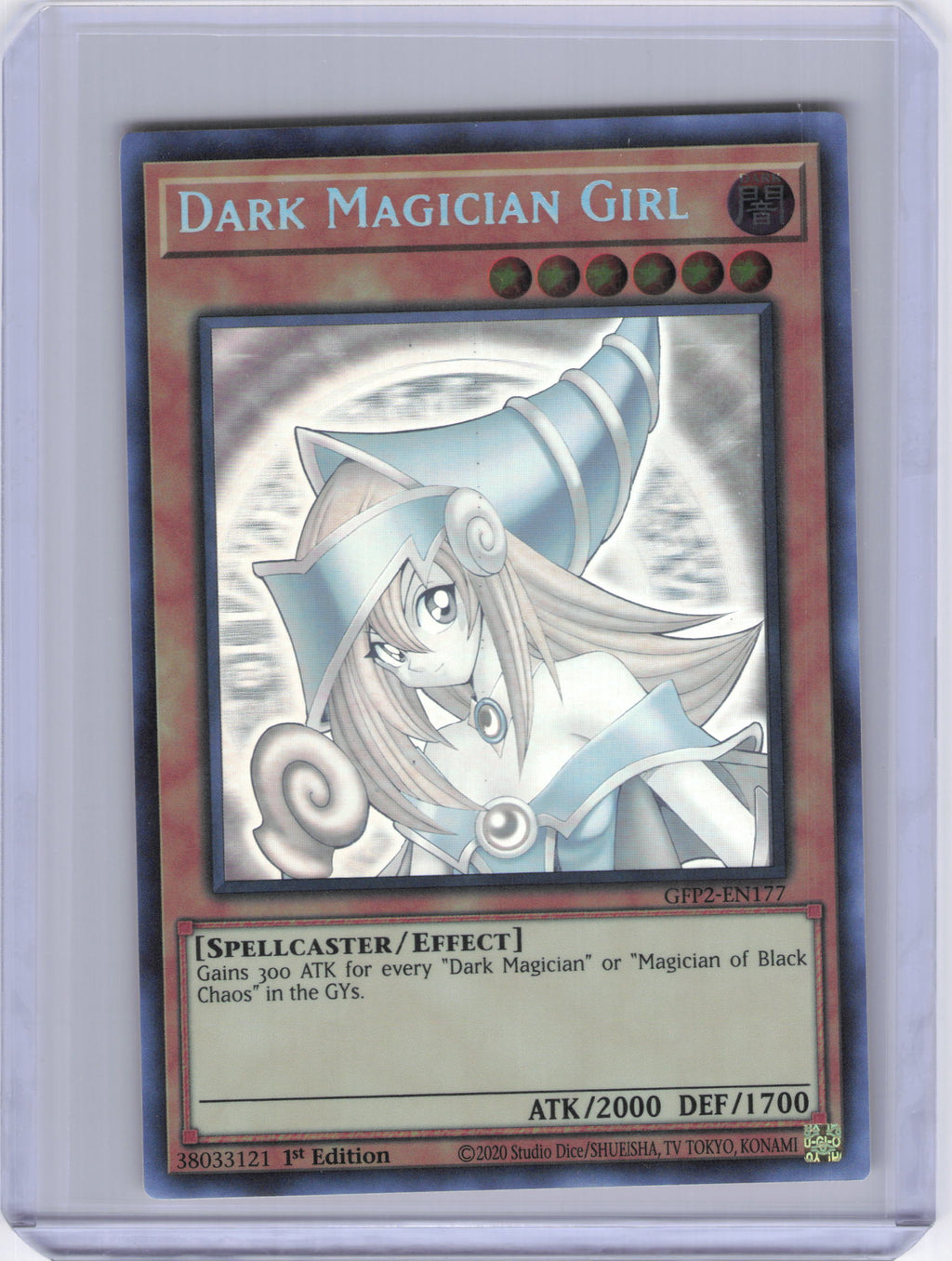 Dark Magician Girl (Ghost Rare) - Ghosts From the Past: The 2nd Haunting (GFP2) [1st Edition]