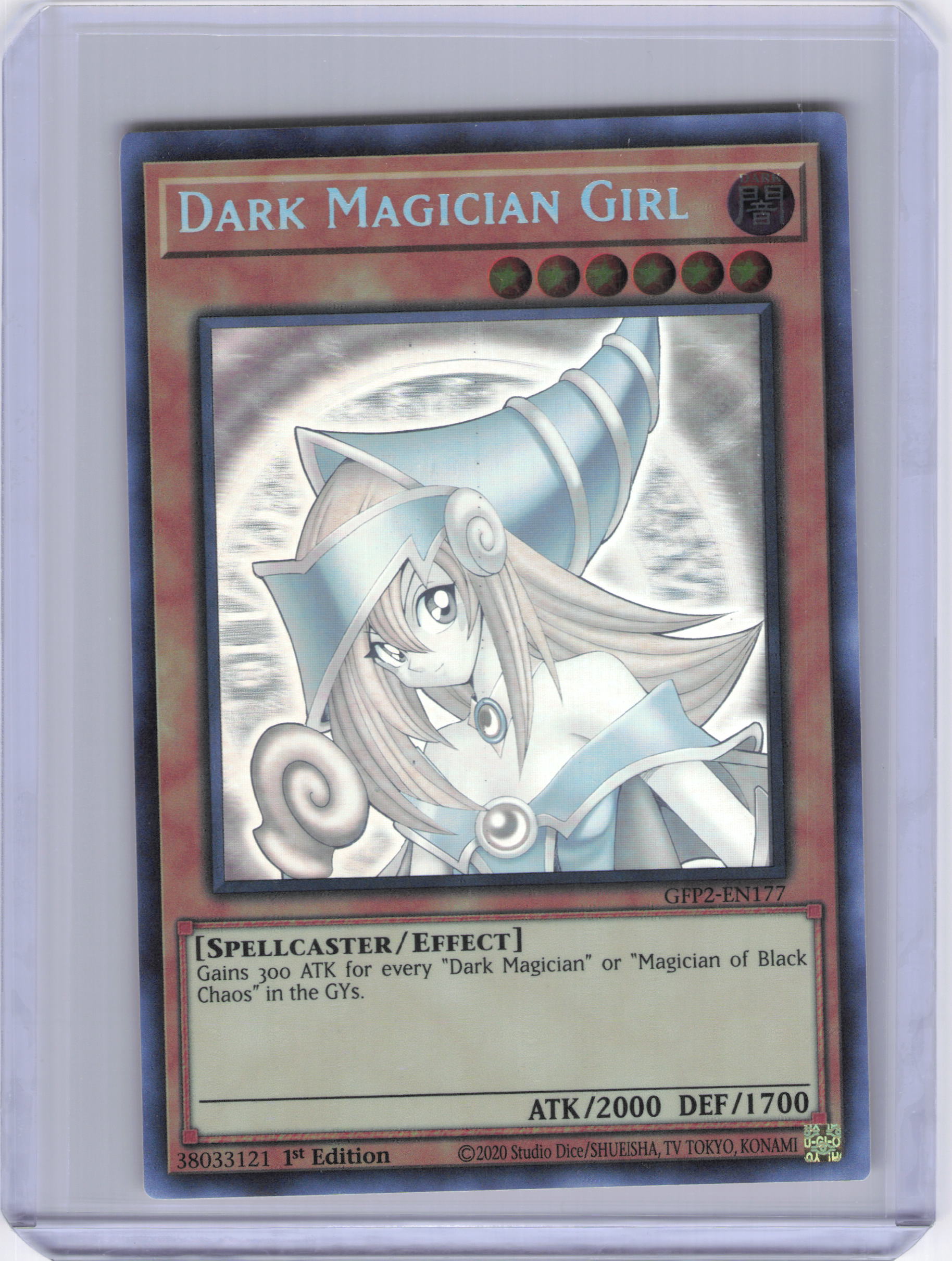 Dark Magician Girl (Ghost Rare) - Ghosts From the Past: The 2nd Haunting (GFP2) [1st Edition]