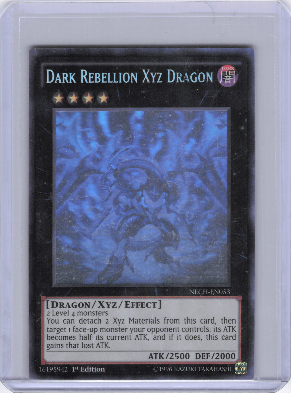 Dark Rebellion Xyz Dragon (Ghost Rare) - The New Challengers (NECH) [1st Edition]