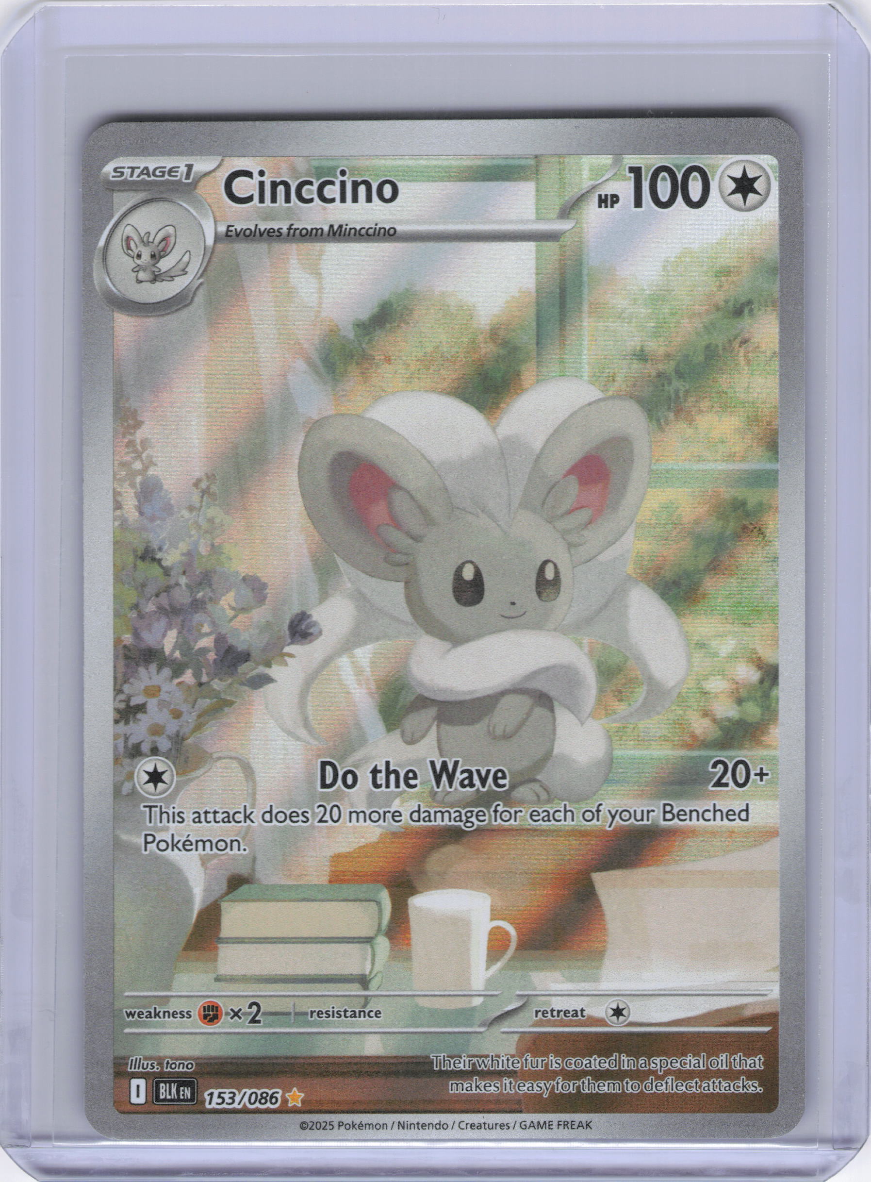 Cinccino - 153/086 - SV: Black Bolt (BLK)