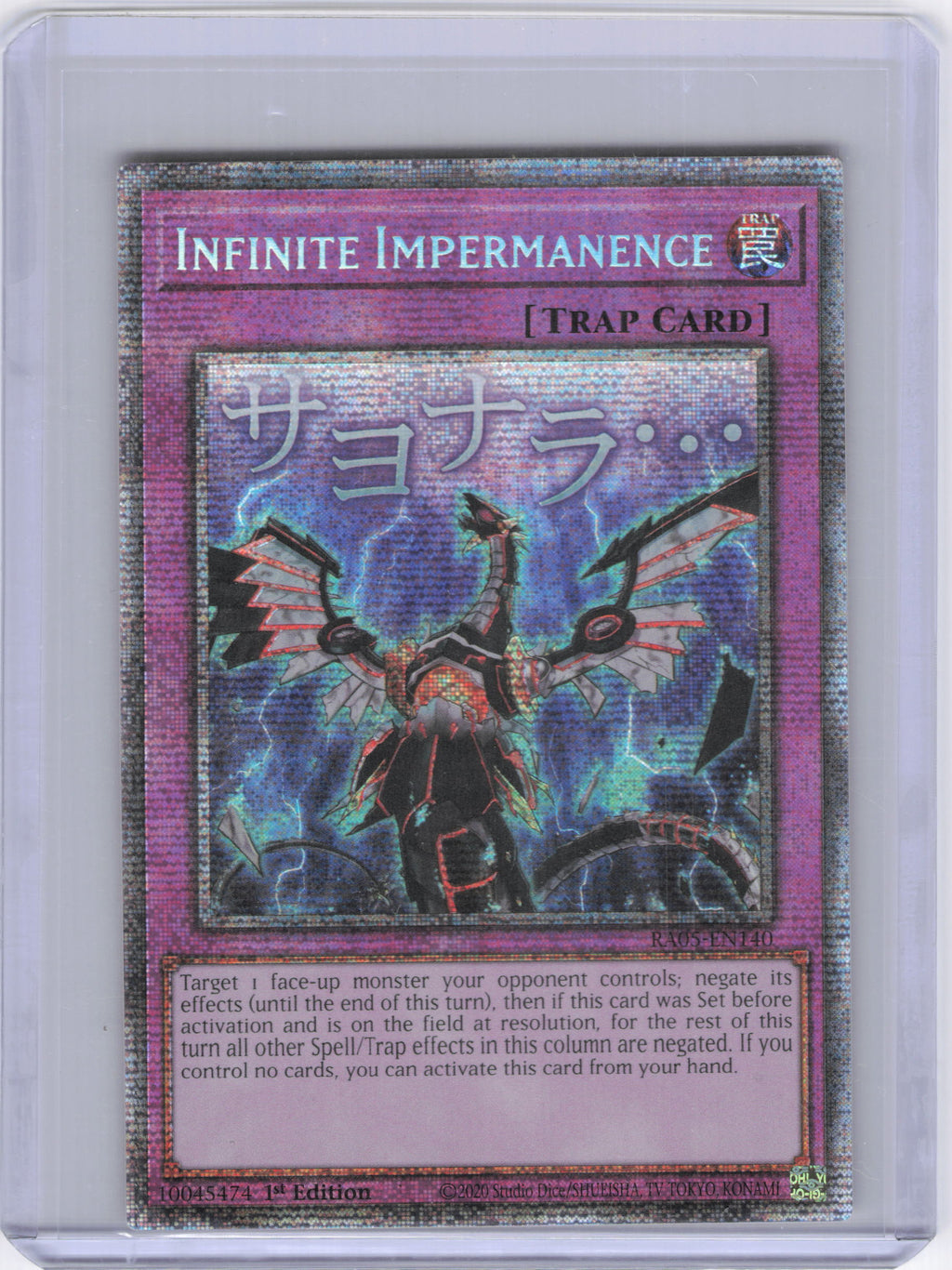 Infinite Impermanence (Starlight Rare) - Rarity Collection 5 (RA05)