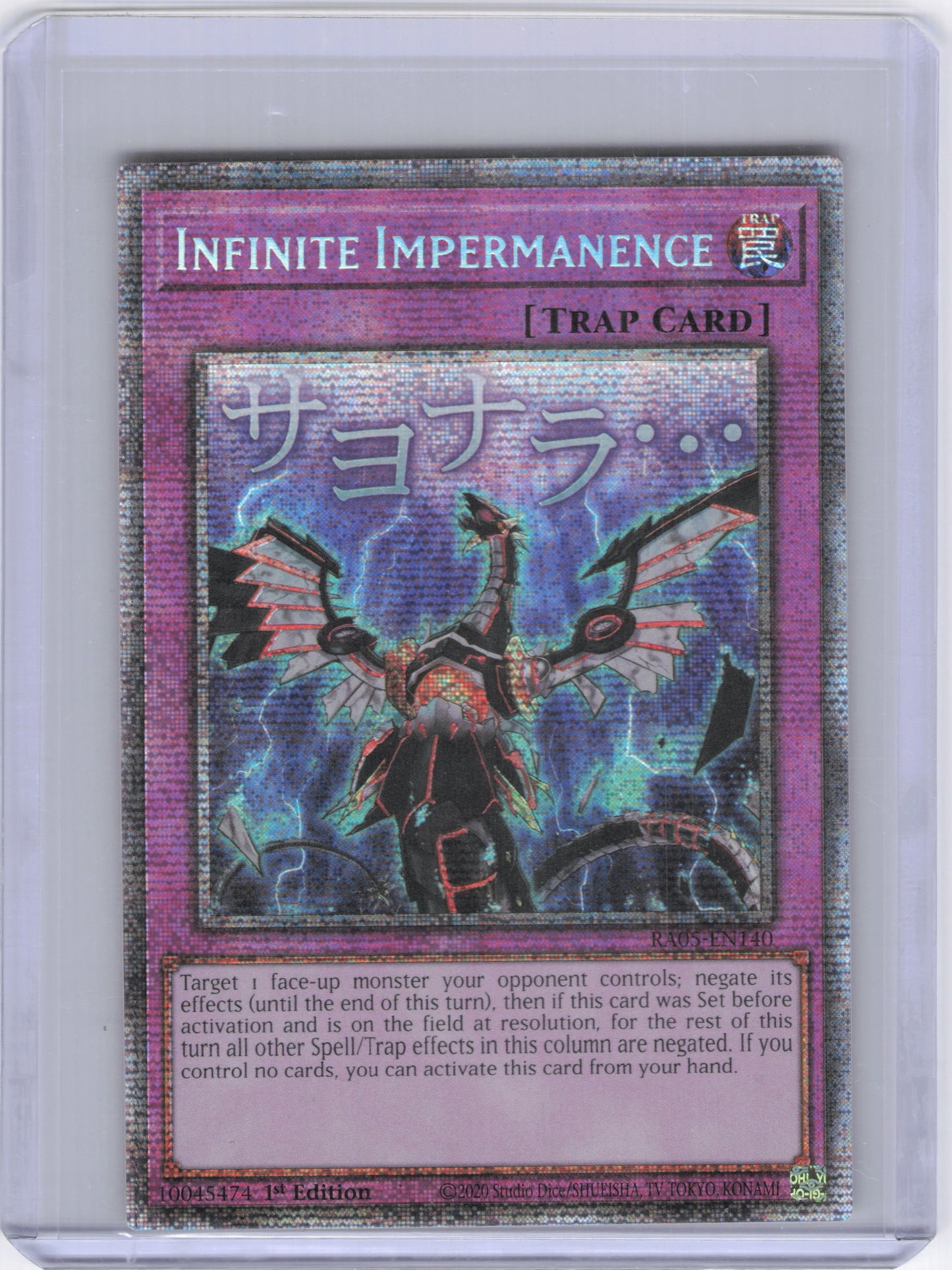 Infinite Impermanence (Starlight Rare) - Rarity Collection 5 (RA05)