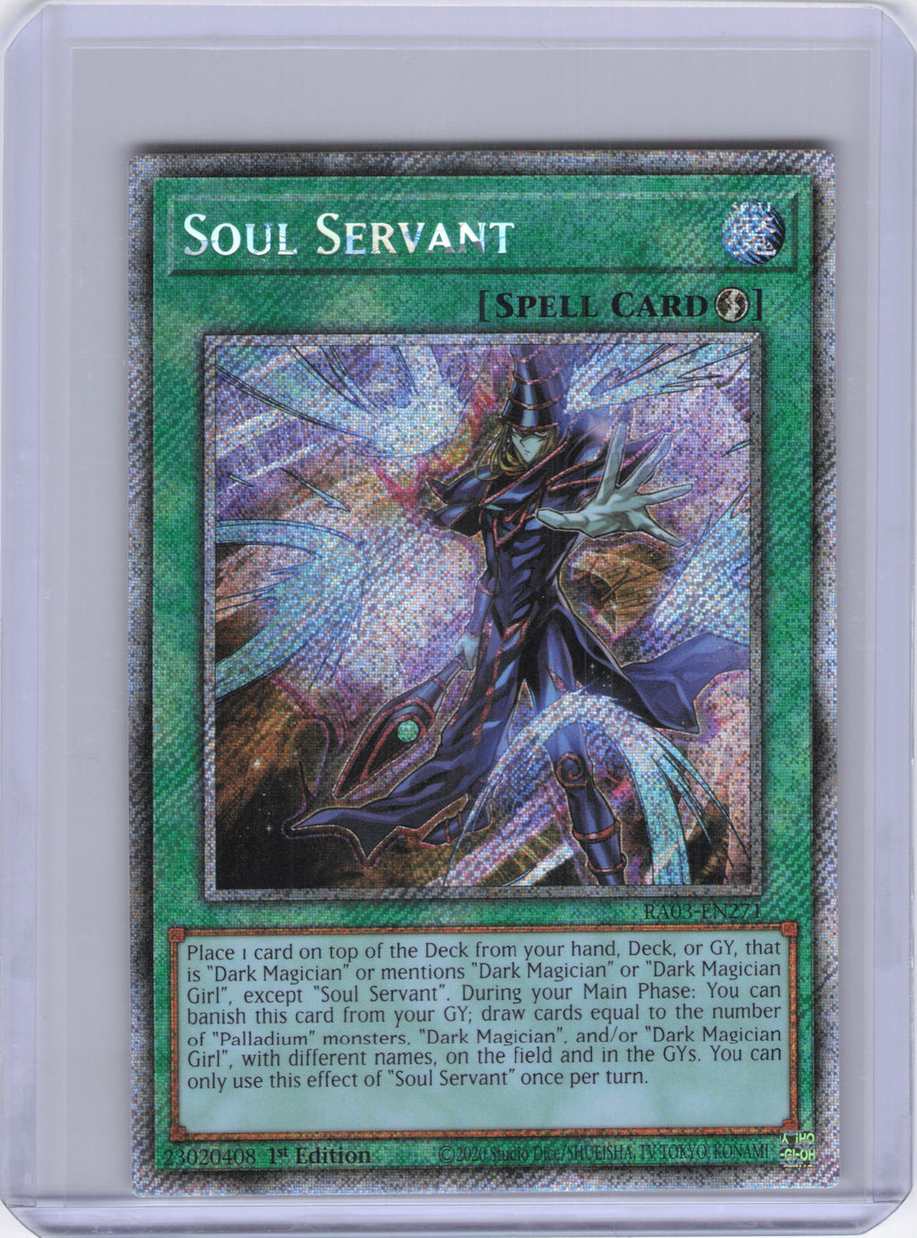 Soul Servant (Platinum Secret Rare) - Quarter Century Bonanza (RA03)