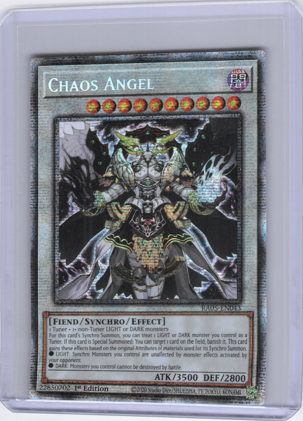 Chaos Angel (Starlight Rare) - Rarity Collection 5 (RA05)