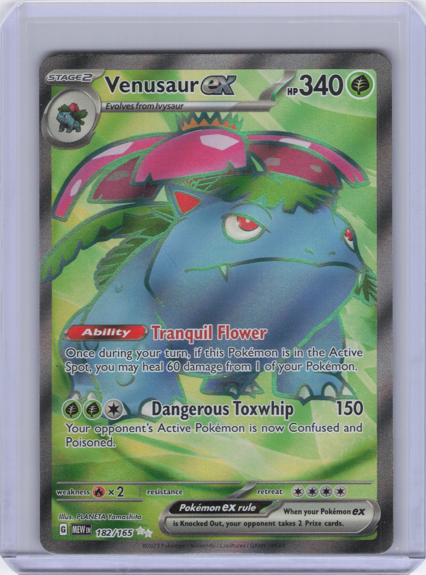 Venusaur ex - 182/165 - SV: Scarlet & Violet 151 (MEW)