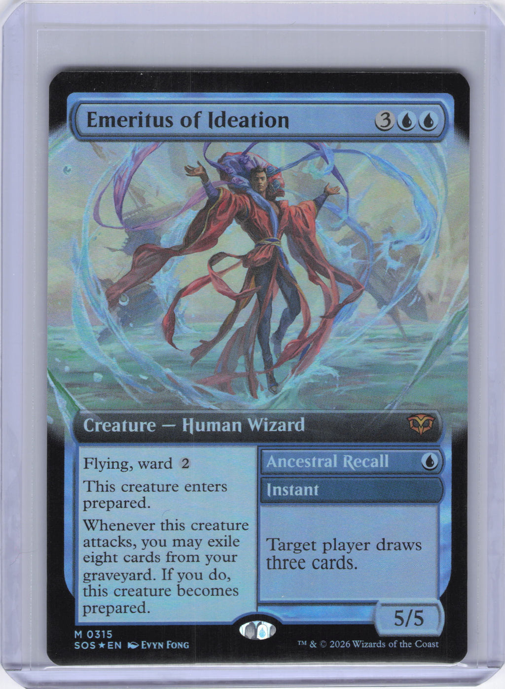 Emeritus of Ideation (Extended Art) - Secrets of Strixhaven (SOS) (Foil)