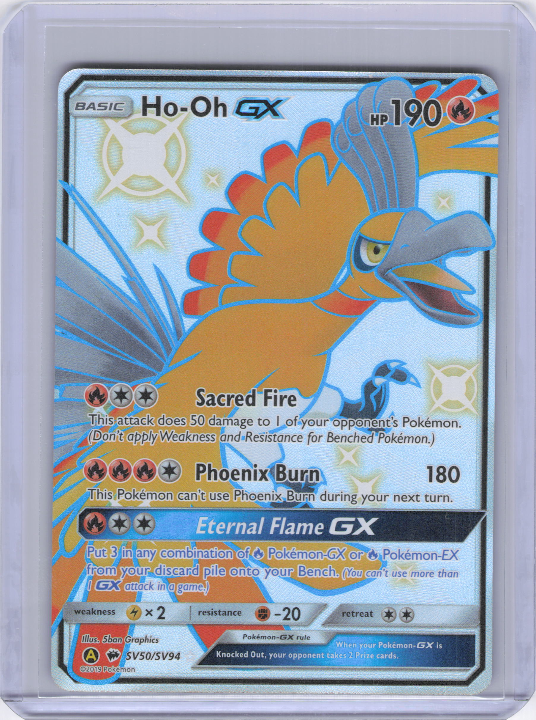 Ho-Oh GX - Hidden Fates: Shiny Vault (HIF:SV)