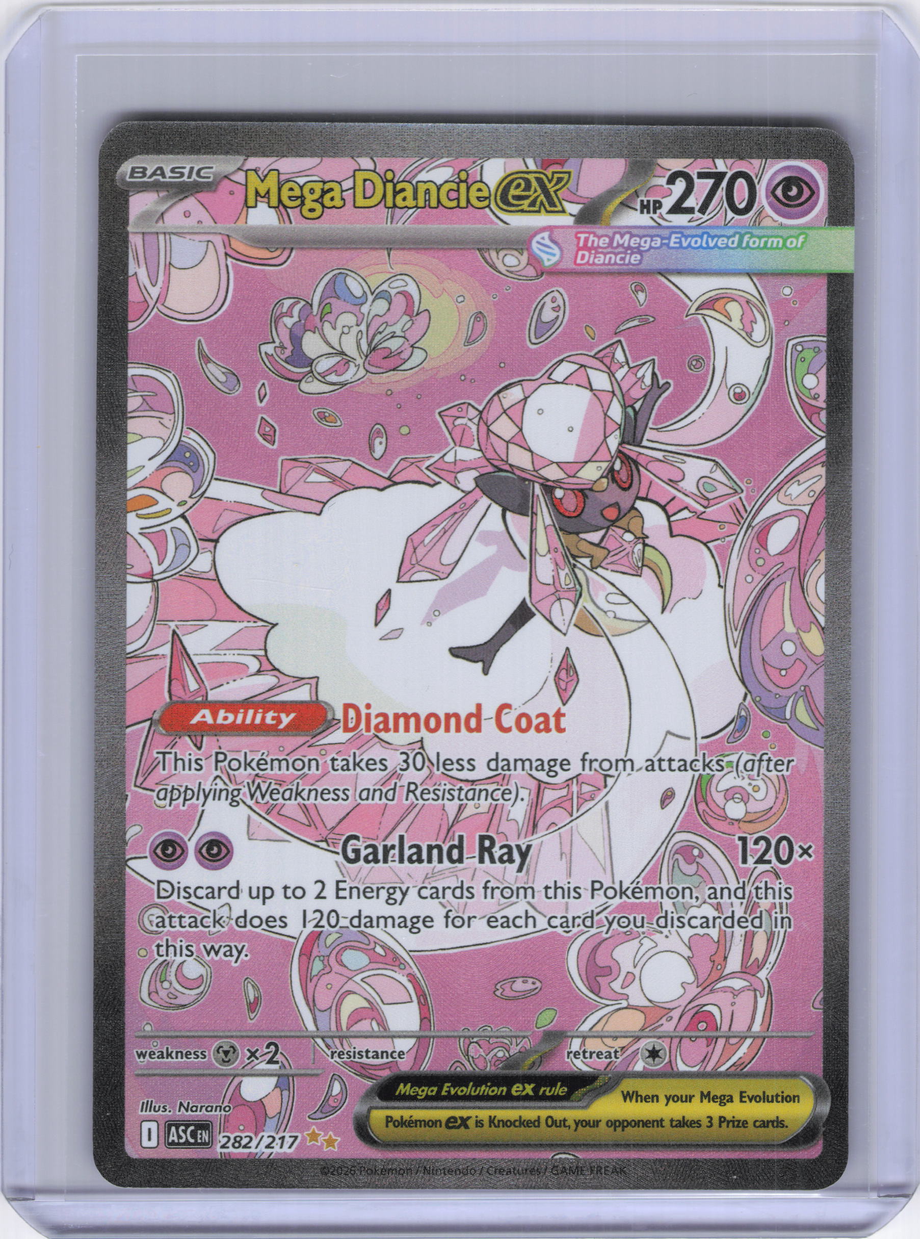 Mega Diancie ex - 282/217 - ME: Ascended Heroes (ASC)