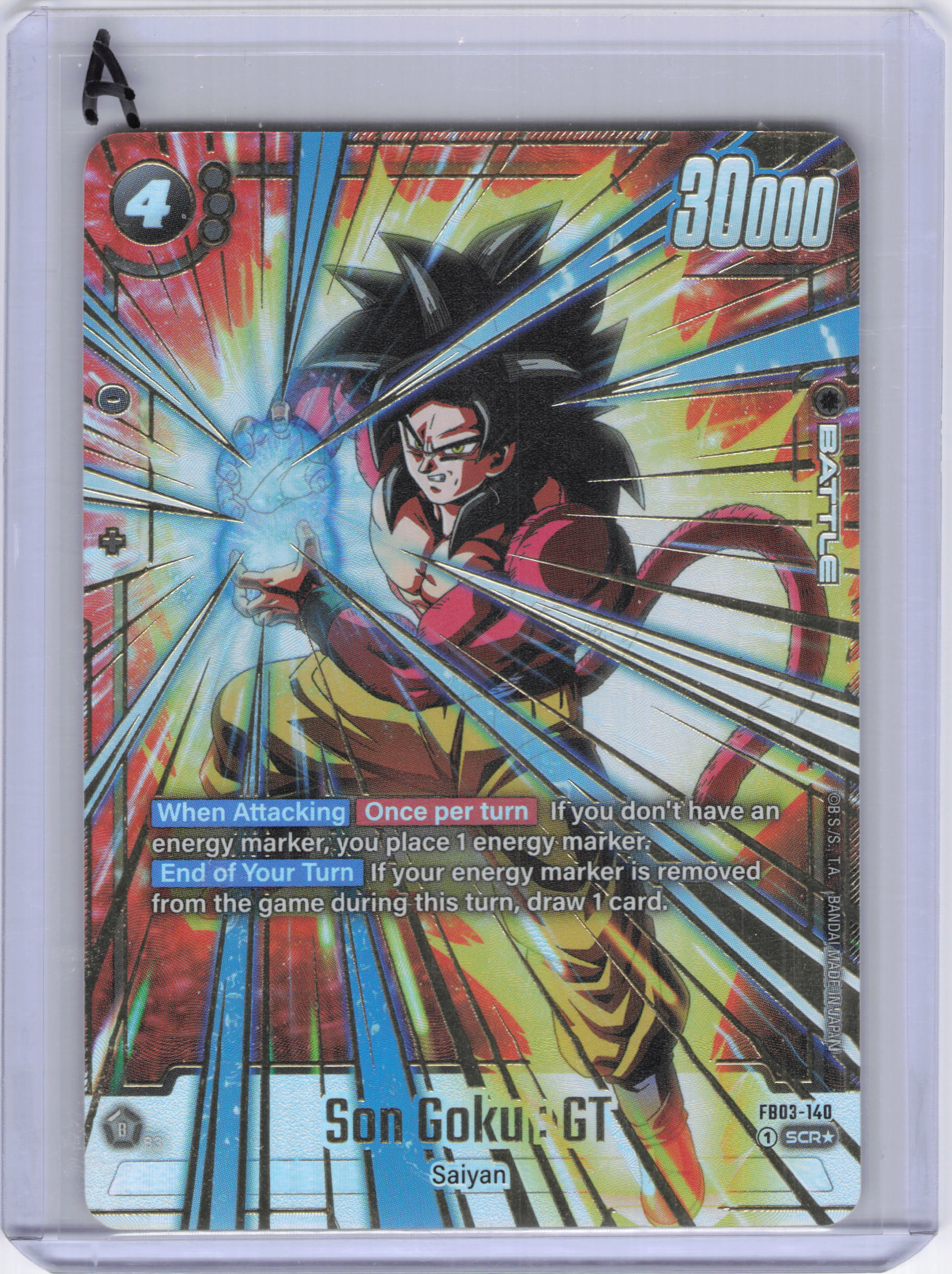 Son Goku : GT - FB03-140 (Alternate Art) - Raging Roar (FB03)