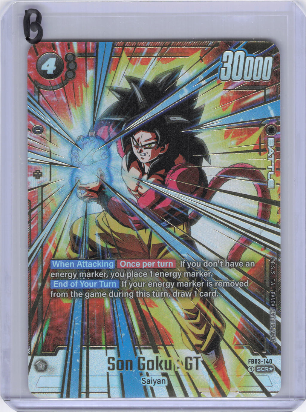 Son Goku : GT - FB03-140 (Alternate Art) - Raging Roar (FB03)