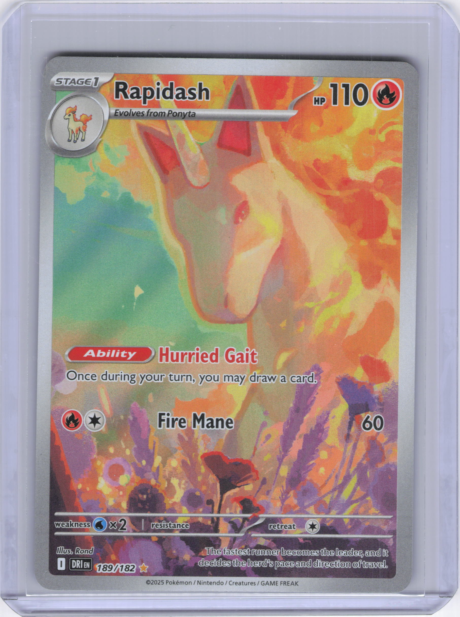 Rapidash - 189/182 - SV10: Destined Rivals (DRI)