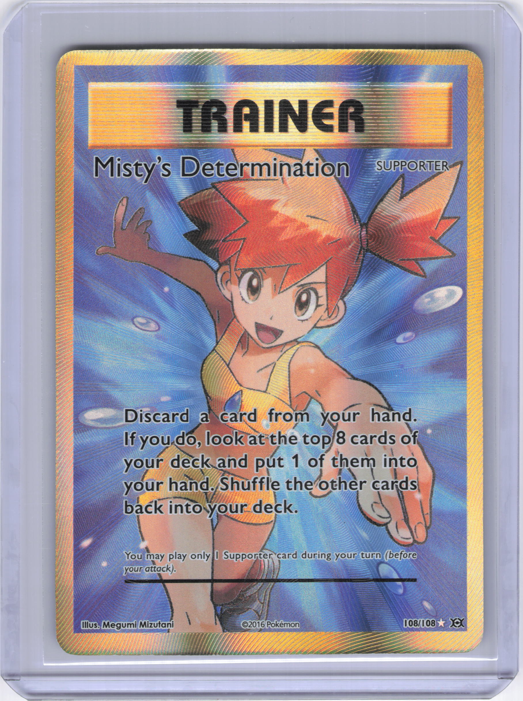 Misty's Determination (Full Art) - XY - Evolutions (EVO)