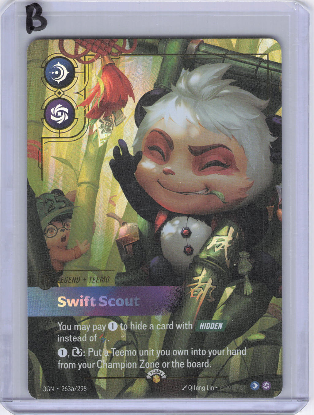 Teemo - Swift Scout (Alternate Art) - Riftbound Promotional Cards (PR)