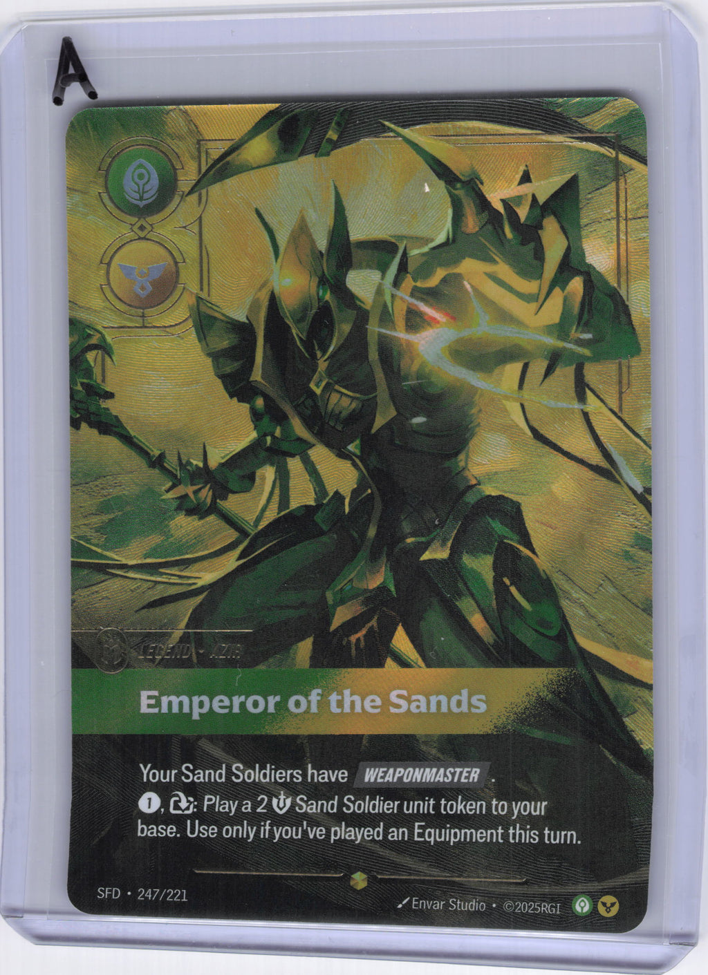 Azir - Emperor of the Sands (Overnumbered) - Spiritforged (SFD)