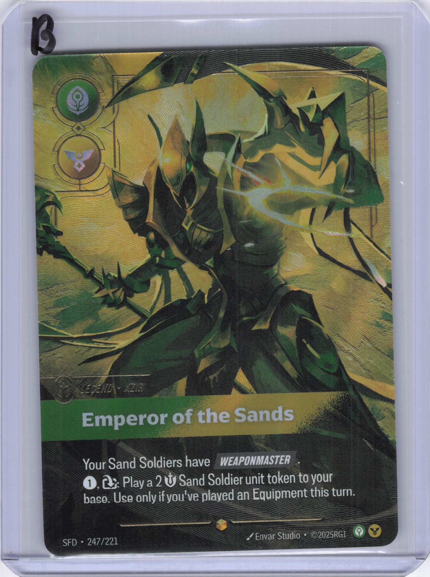 Azir - Emperor of the Sands (Overnumbered) - Spiritforged (SFD)