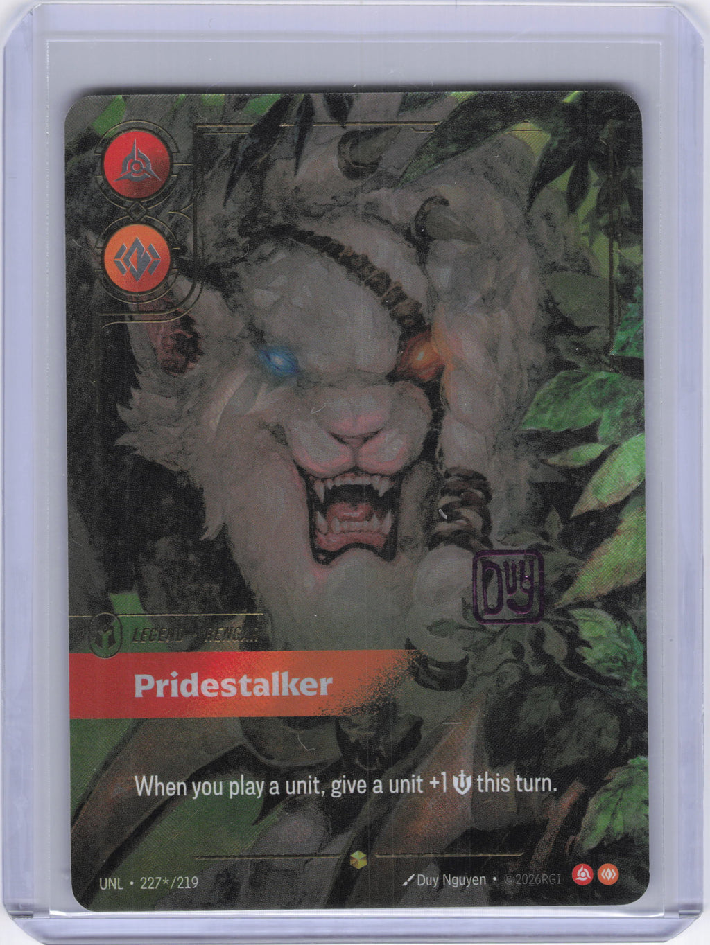 Rengar - Pridestalker (Signature) - Unleashed (UNL)