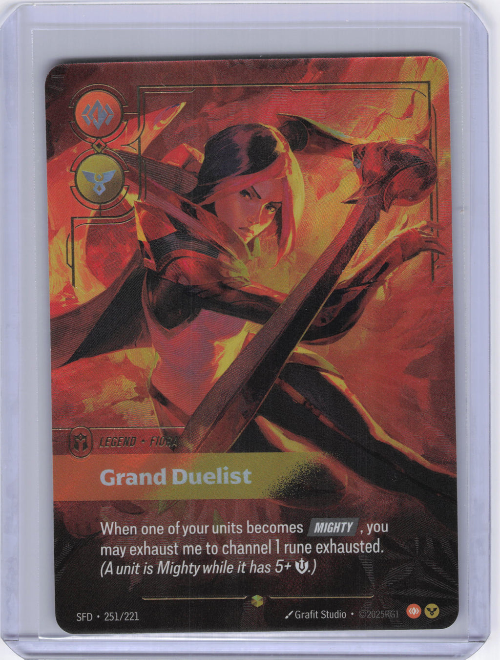 Fiora - Grand Duelist (Overnumbered) - Spiritforged (SFD)