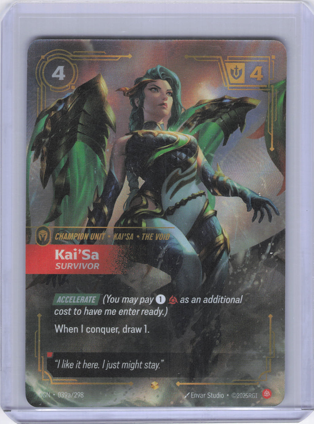 Kai'Sa - Survivor (Alternate Art) - Origins (OGN)