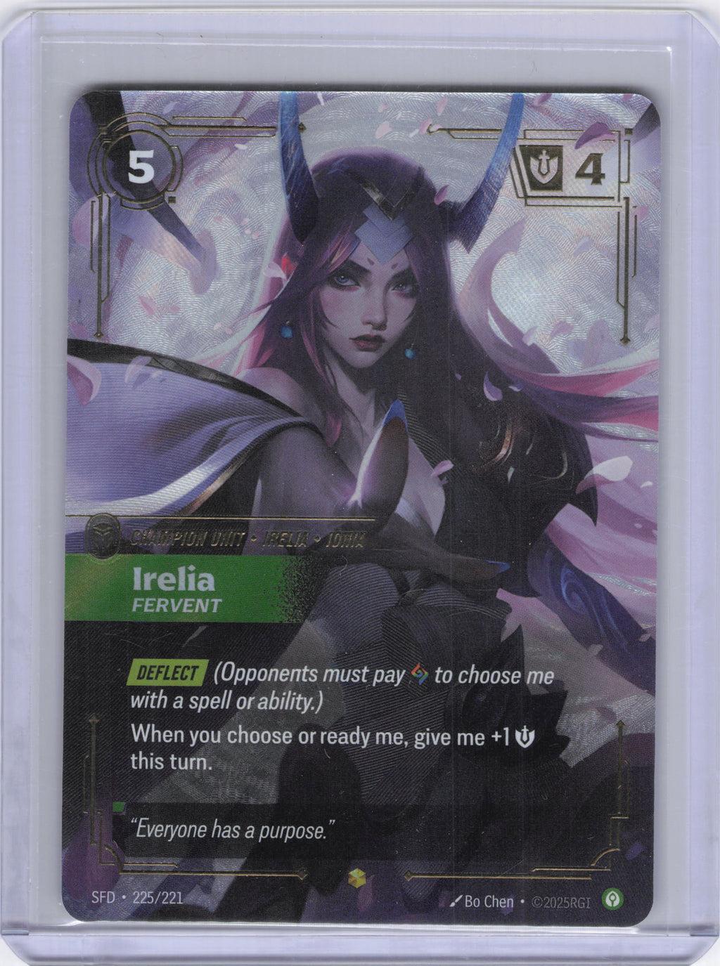 Irelia - Fervent (Overnumbered) - Spiritforged (SFD)
