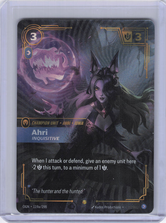 Ahri - Inquisitive (Alternate Art) - Origins (OGN)