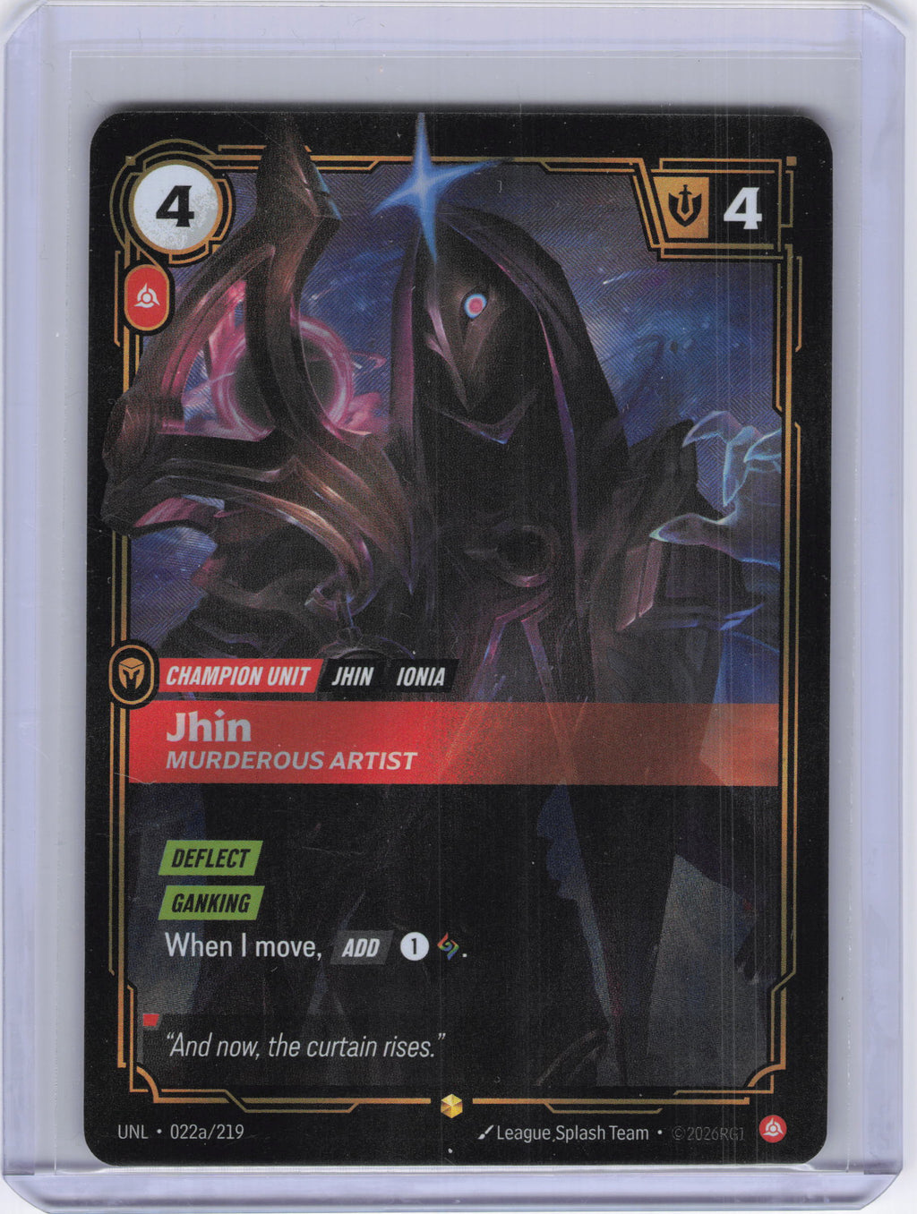 Jhin - Murderous Artist (Alternate Art) - Unleashed (UNL)