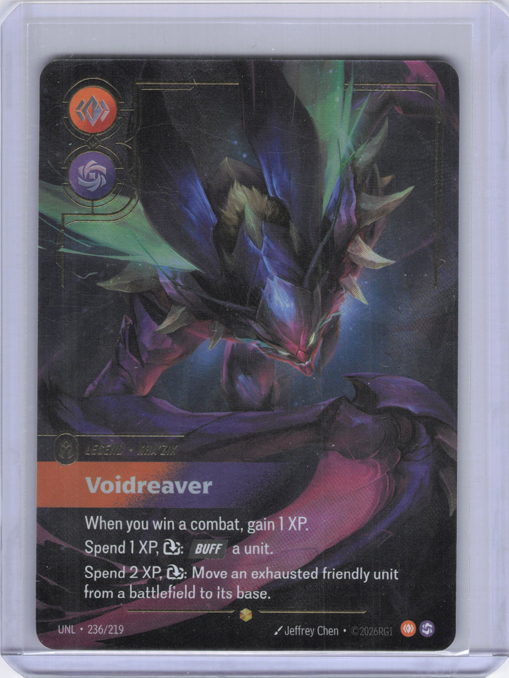 Kha'Zix - Voidreaver (Overnumbered) - Unleashed (UNL)