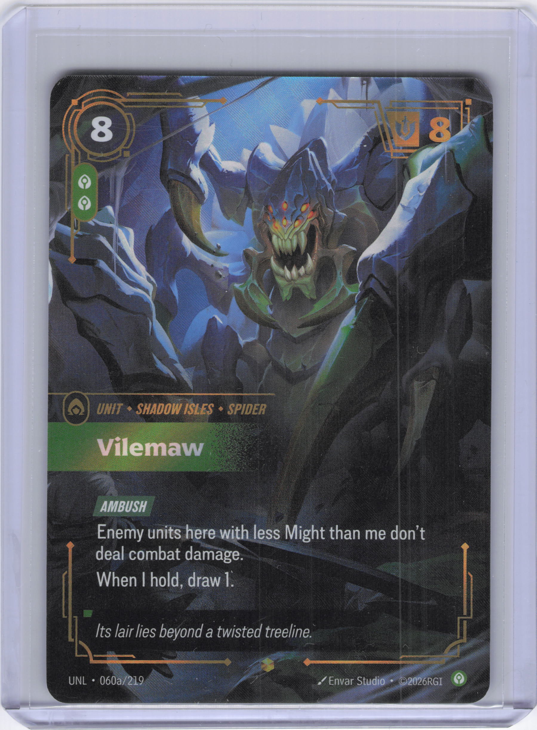 Vilemaw (Alternate Art) - Unleashed (UNL)