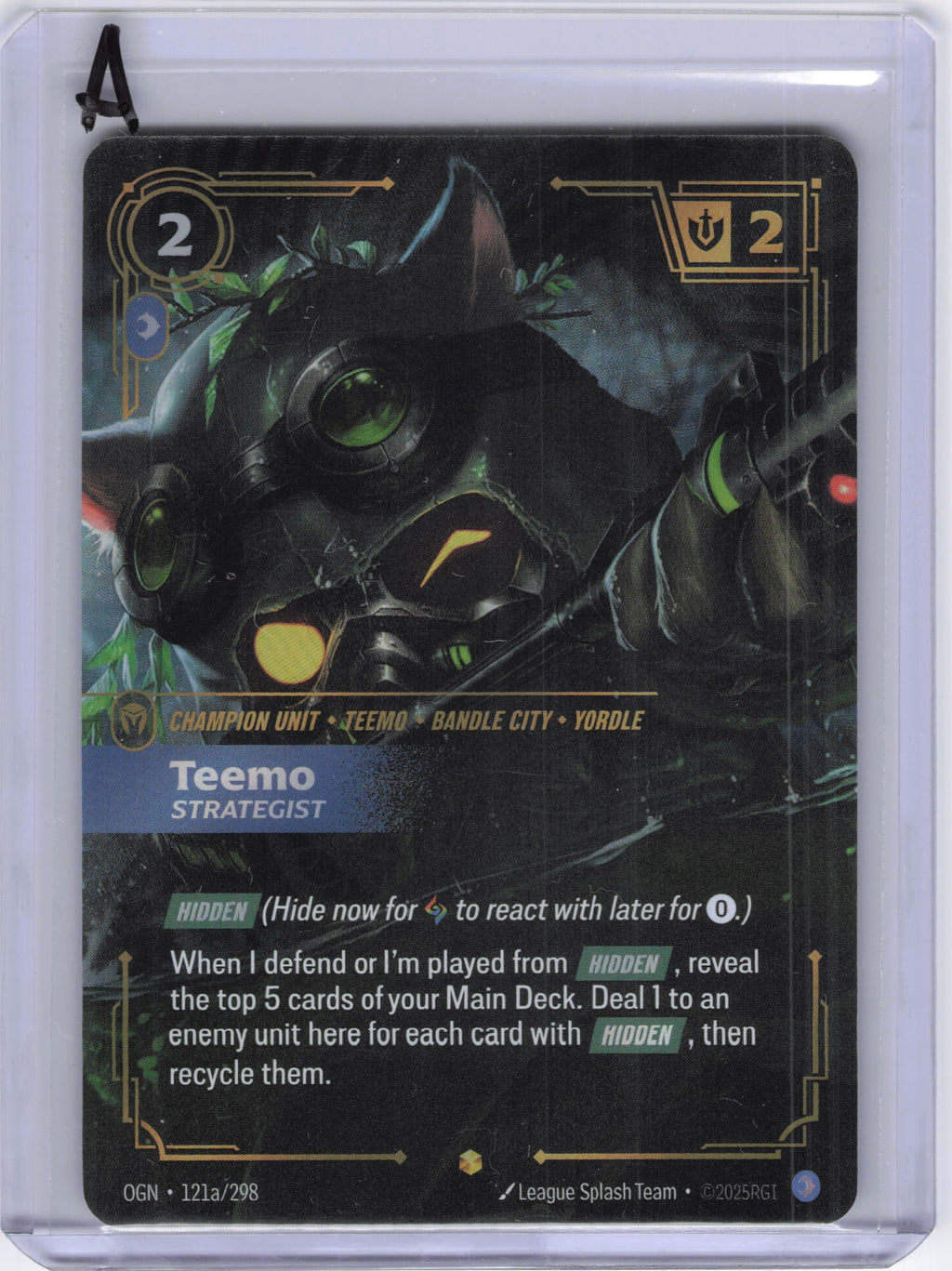Teemo - Strategist (Alternate Art) - Origins (OGN)