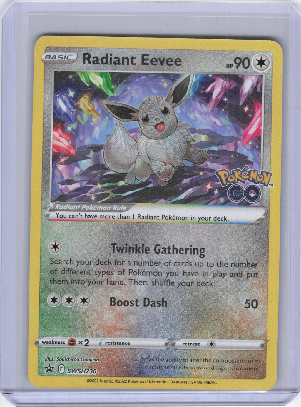 Radiant Eevee - SWSH230 - SWSH: Sword & Shield Promo Cards (SWSD)