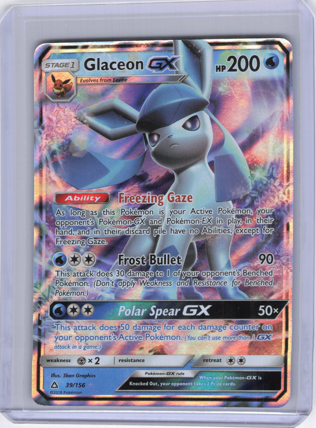 Glaceon GX - SM - Ultra Prism (SM05)