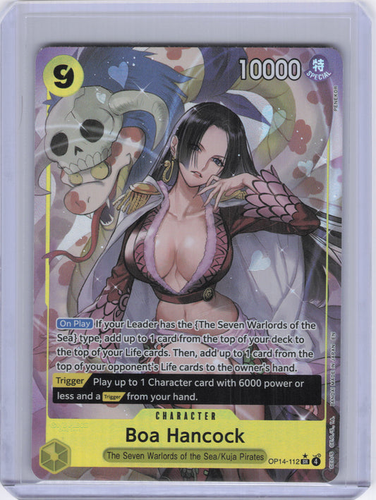 Boa Hancock - OP14-112 (Alternate Art) - The Azure Sea's Seven (OP14)