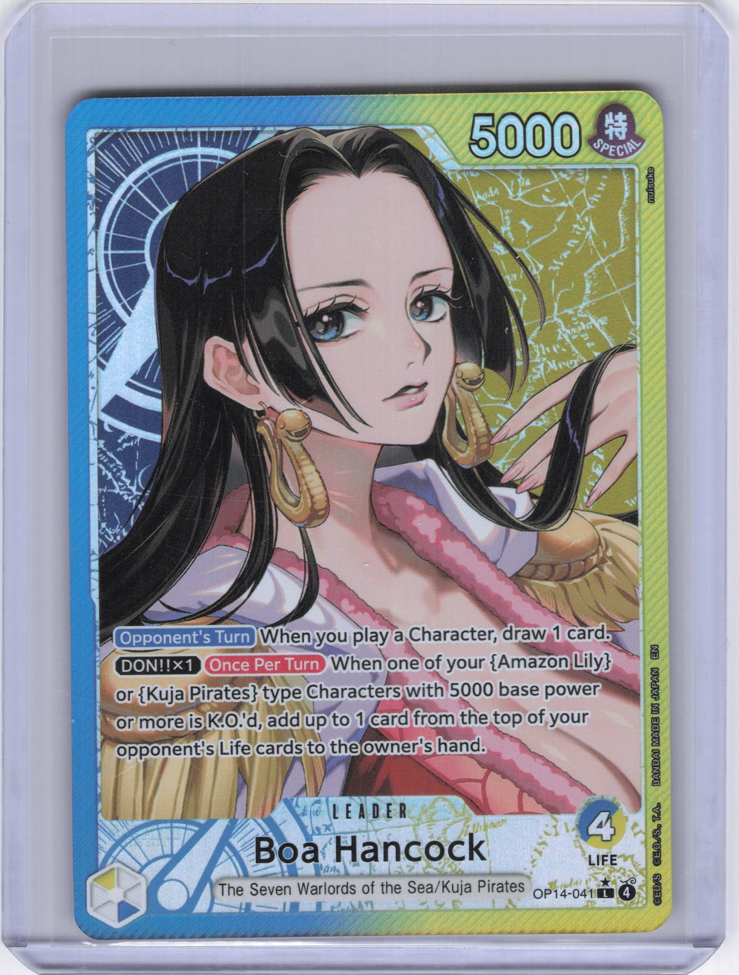 Boa Hancock - OP14-041 (Alternate Art) - The Azure Sea's Seven (OP14)