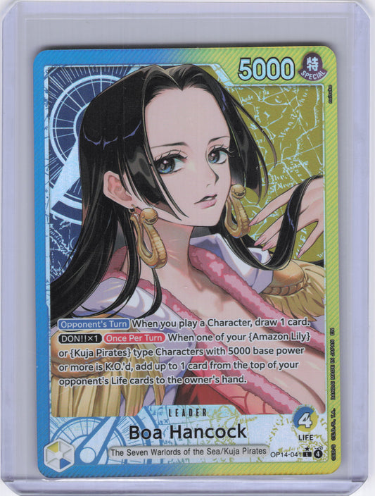 Boa Hancock - OP14-041 (Alternate Art) - The Azure Sea's Seven (OP14)