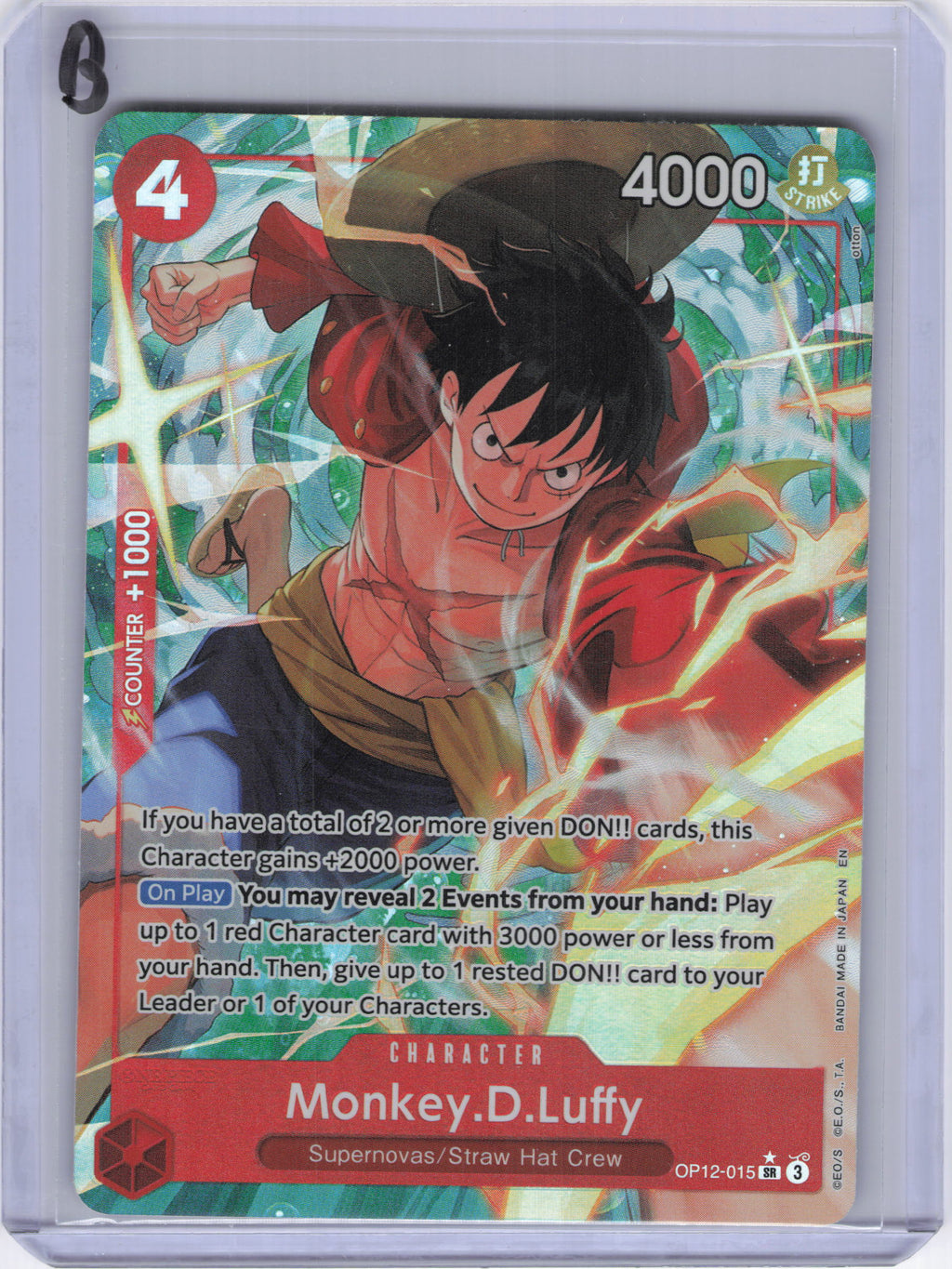 Monkey.D.Luffy (Alternate Art) - Legacy of the Master (OP12)