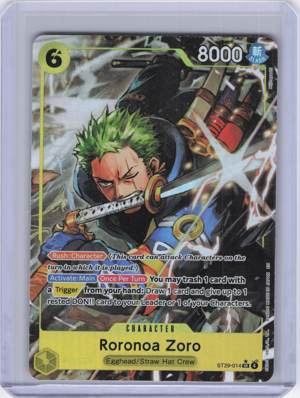 Roronoa Zoro (Full Art) - Starter Deck 29: Egghead (ST-29)